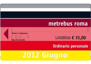 transportation in Italy, metro, abbonamento mensile, metrebus