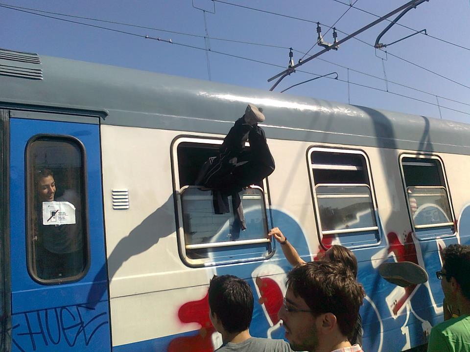 transportation in Italy, regional train, rome, 