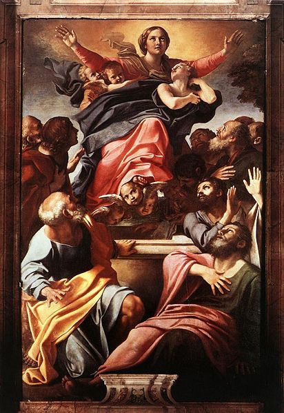 Carracci's "Assumption of the Virgin Mary"