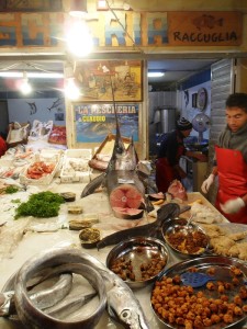 Sicilian seafood market