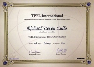 tefl certification