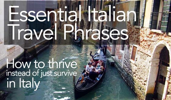 italian travel phrases