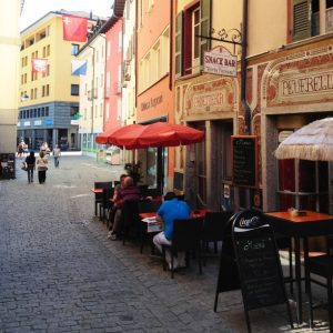 Bellinzona, a village in the region of Ticino, Switzerland