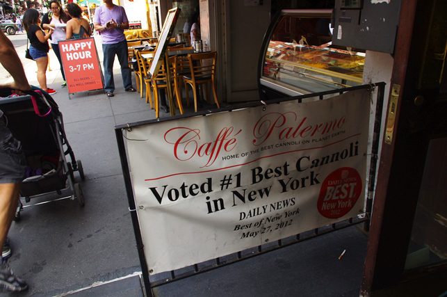 cannoli in little italy