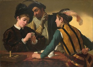 "The Cardsharps" by Caravaggio