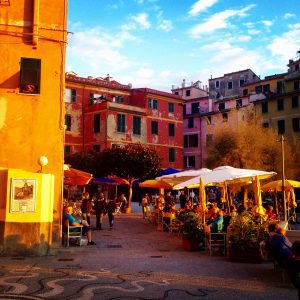 vernazza at sunset